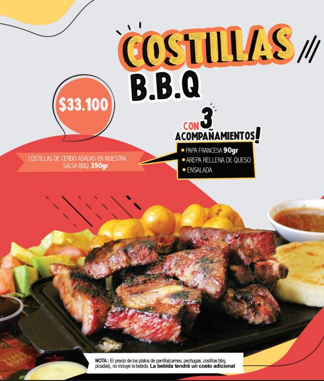 costillas BBQ